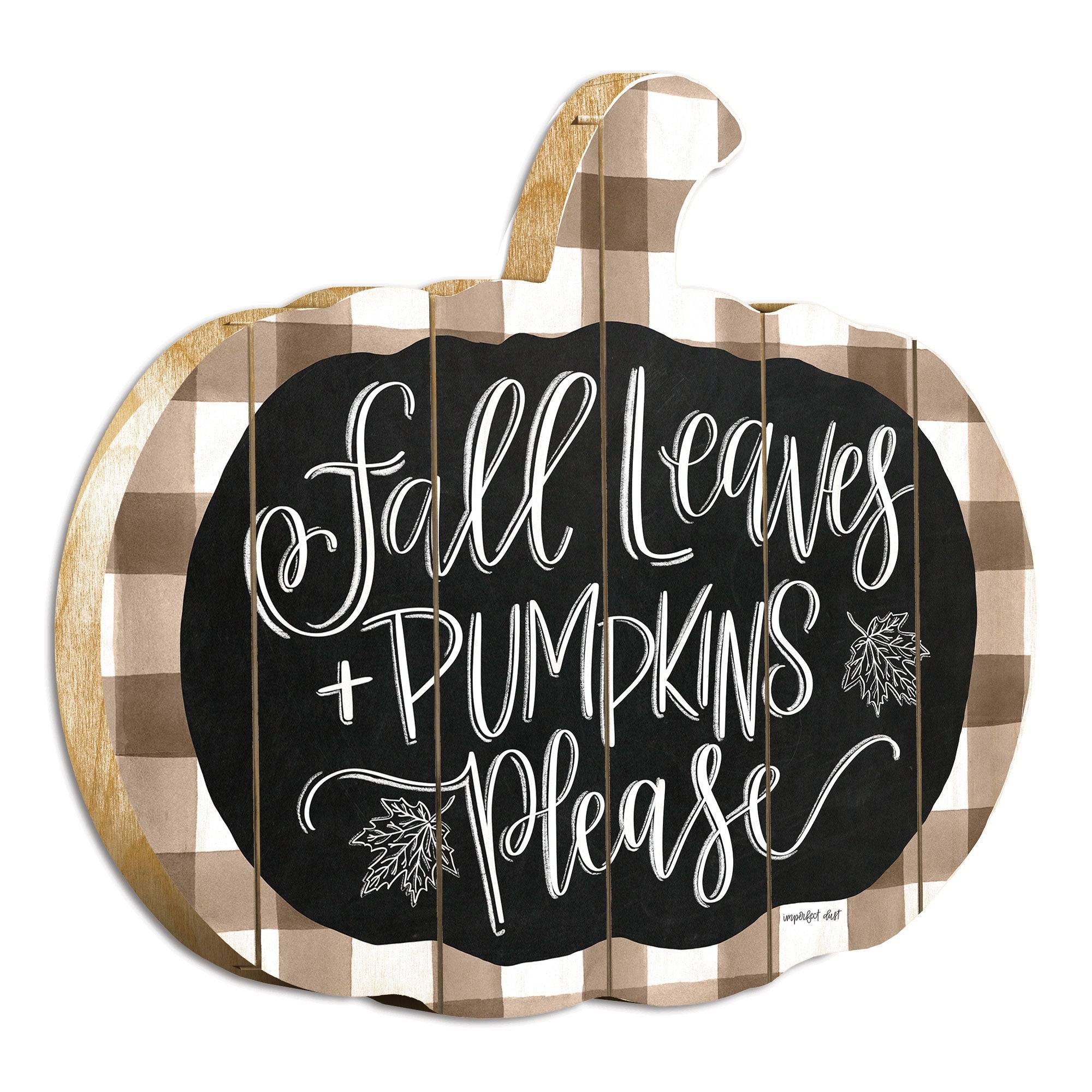 Fall Leaves and Pumpkins Please  Wall Art