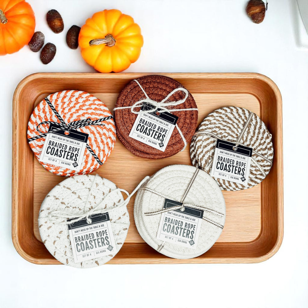 Fall Fabric Coasters
